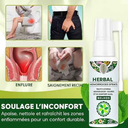 Spray Anti-Hémorroïde HERBAL 👇Livraison gratuite👇