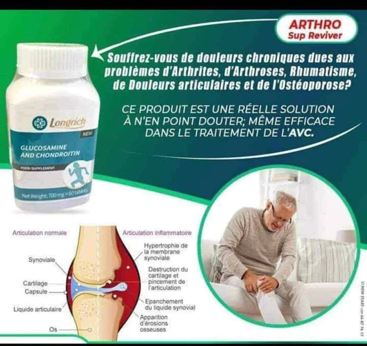 DUO CALCUIM+GLUCOSAMINE LONGRICH